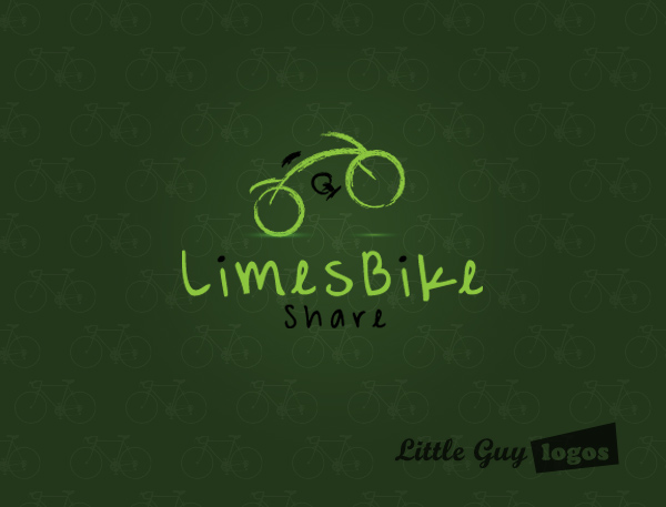 low cost logo design for limes bike share