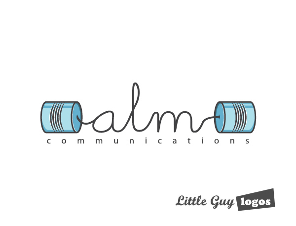 quirky communications company logo design 1