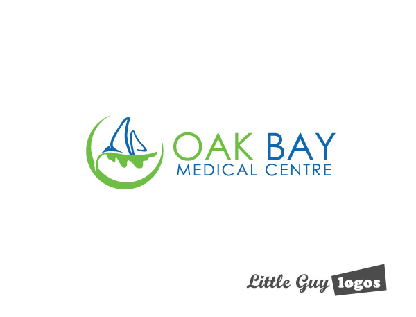 oak bay clinic custom logo design 2