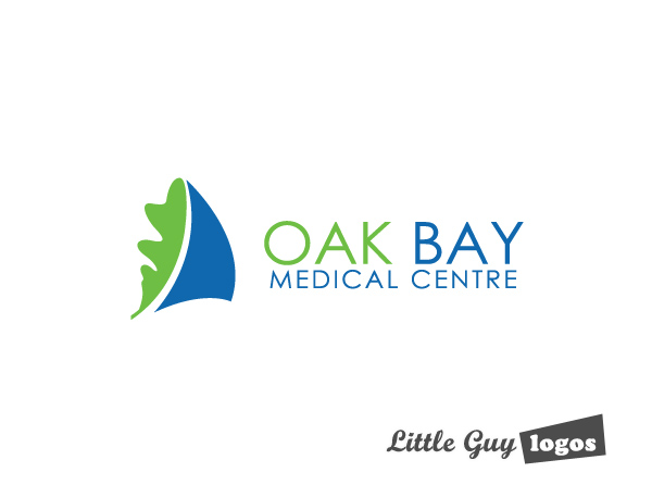 oak bay clinic custom logo design